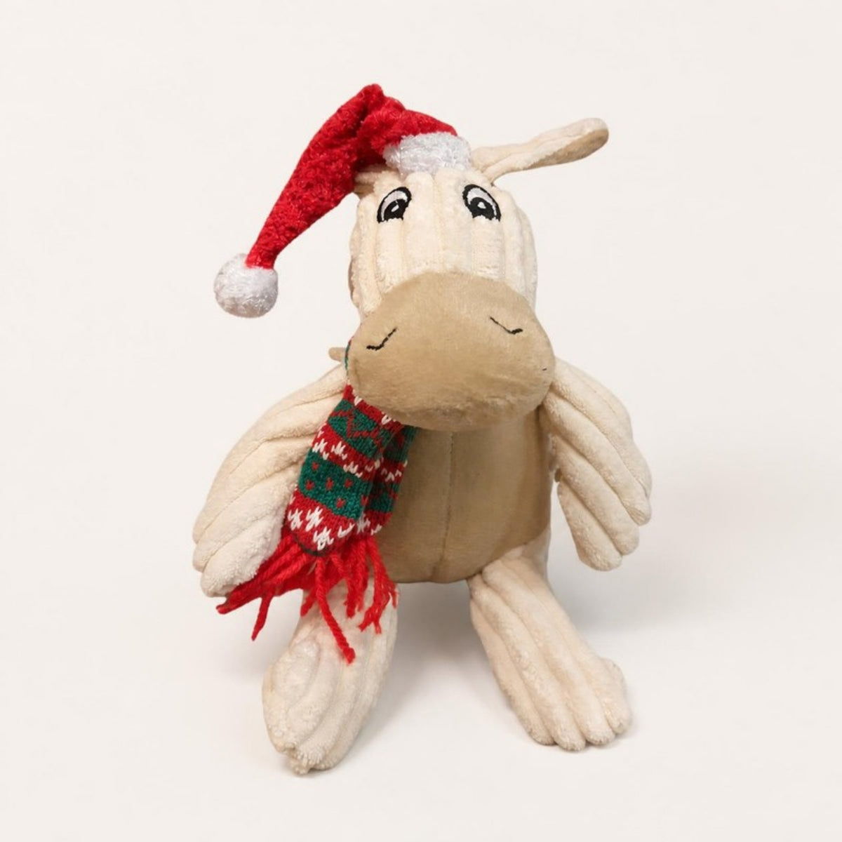 Party Pets Jule Æsel med nissehue, 20 cm