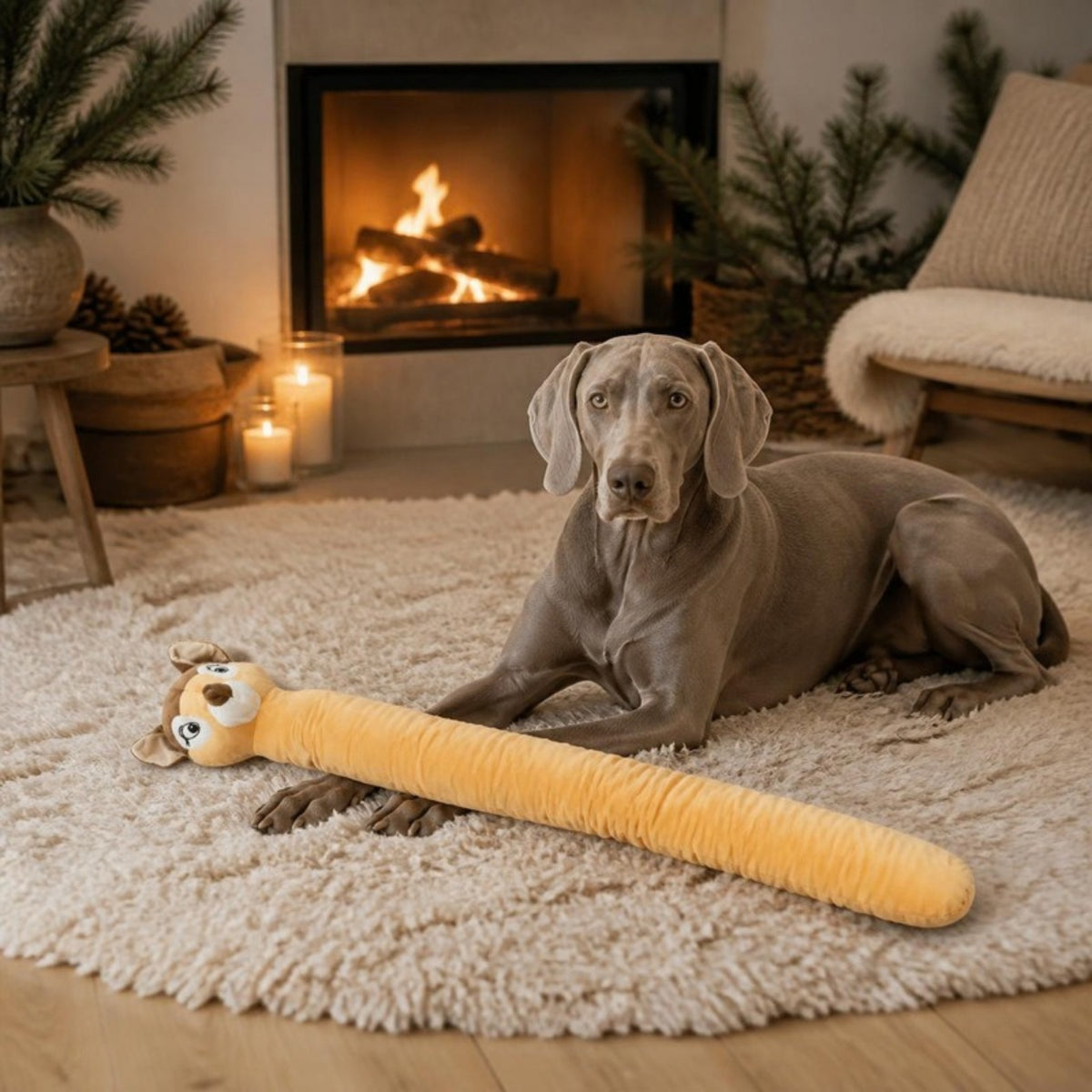 Party Pets Hjorten Hilda 80 cm med hund