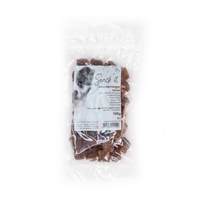 Snack'it - Hesteterninger Deluxe, 100g