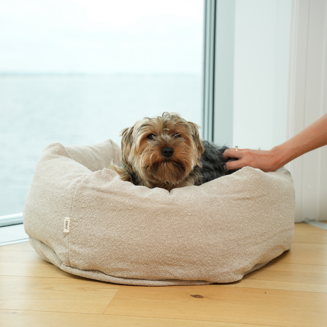 Staey - Luna 3.0 Hundeseng, Oat Bouclé