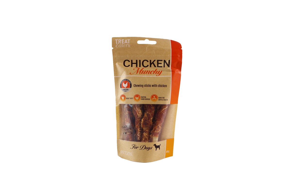 Treateaters Munchy Kyllinge tyggepinde, 80g