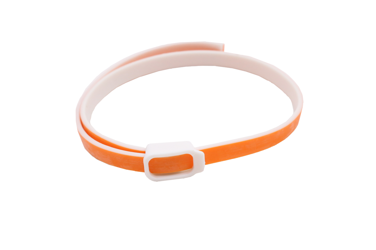Vetcare - Loppe- og flåthalsbånd, Orange 60 cm.