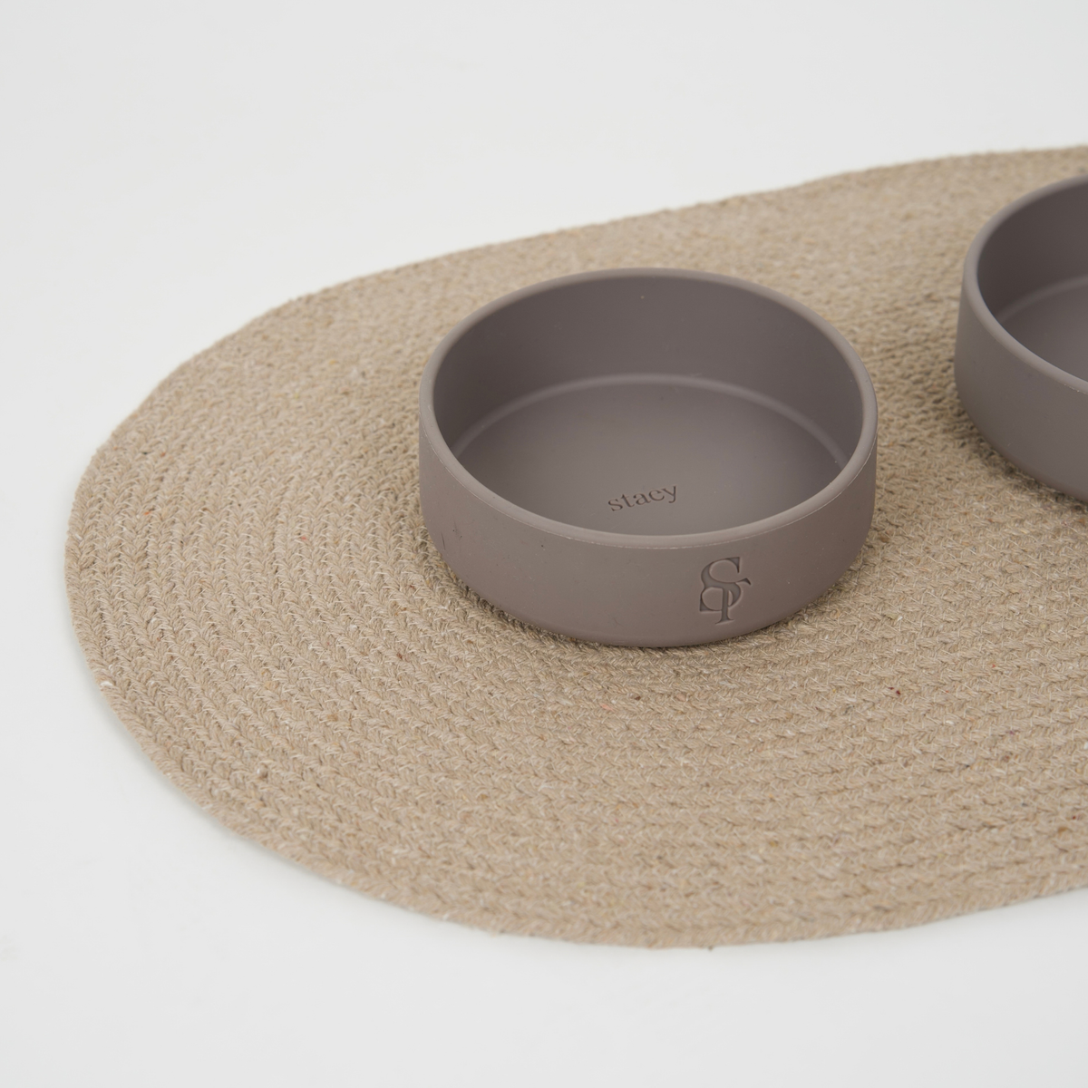 Elli Flettet Oval Skåleunderlag - Sand – Staey