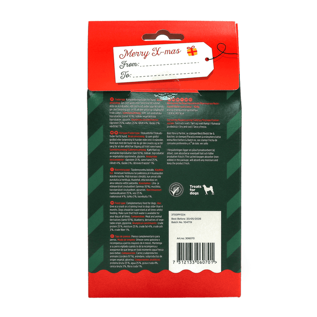 Dogman - Julegodbidder m. Lam & Blåbær, 80g