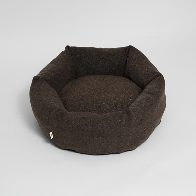 Staey - Luna 3.0 Hundeseng, Chestnut Bouclé