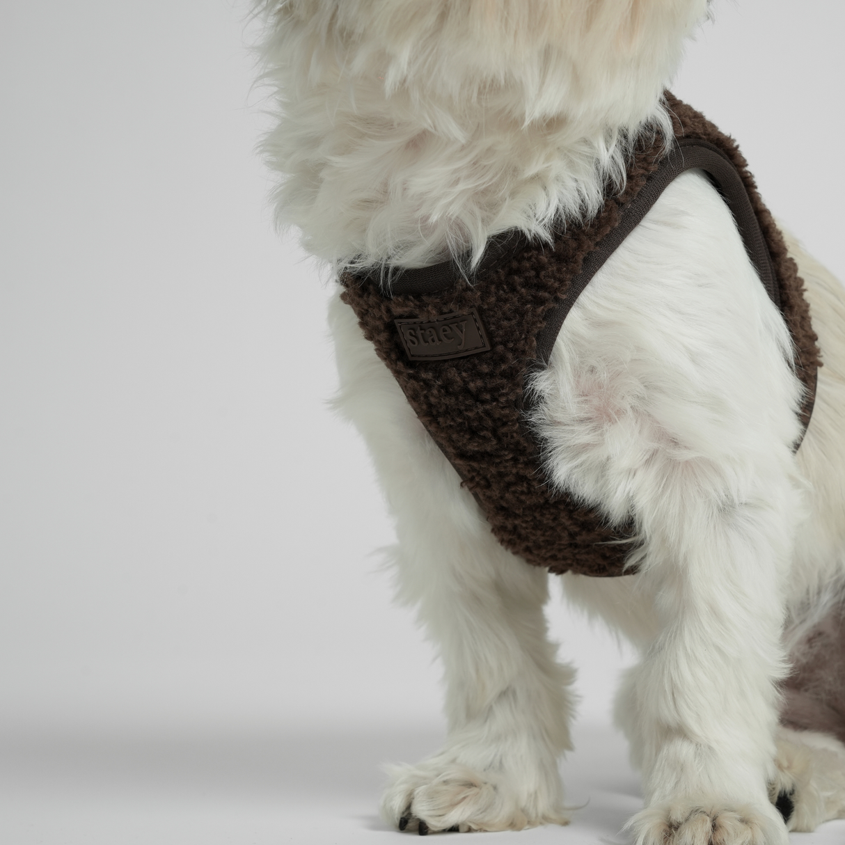 Staey - Teddy Step-in Hundesele, Espresso