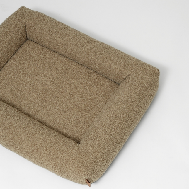 Staey - Karla Ortopædisk Hundeseng, Oat Bouclé