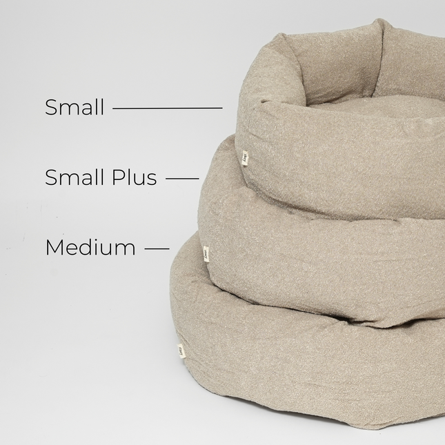 Staey - Luna 3.0 Hundeseng, Oat Bouclé