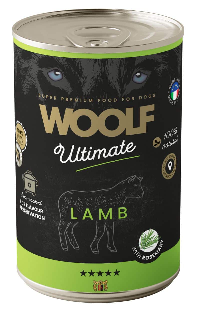 Woolf - Ultimate Vådfoder m. Lam & Rosmarin, 400g