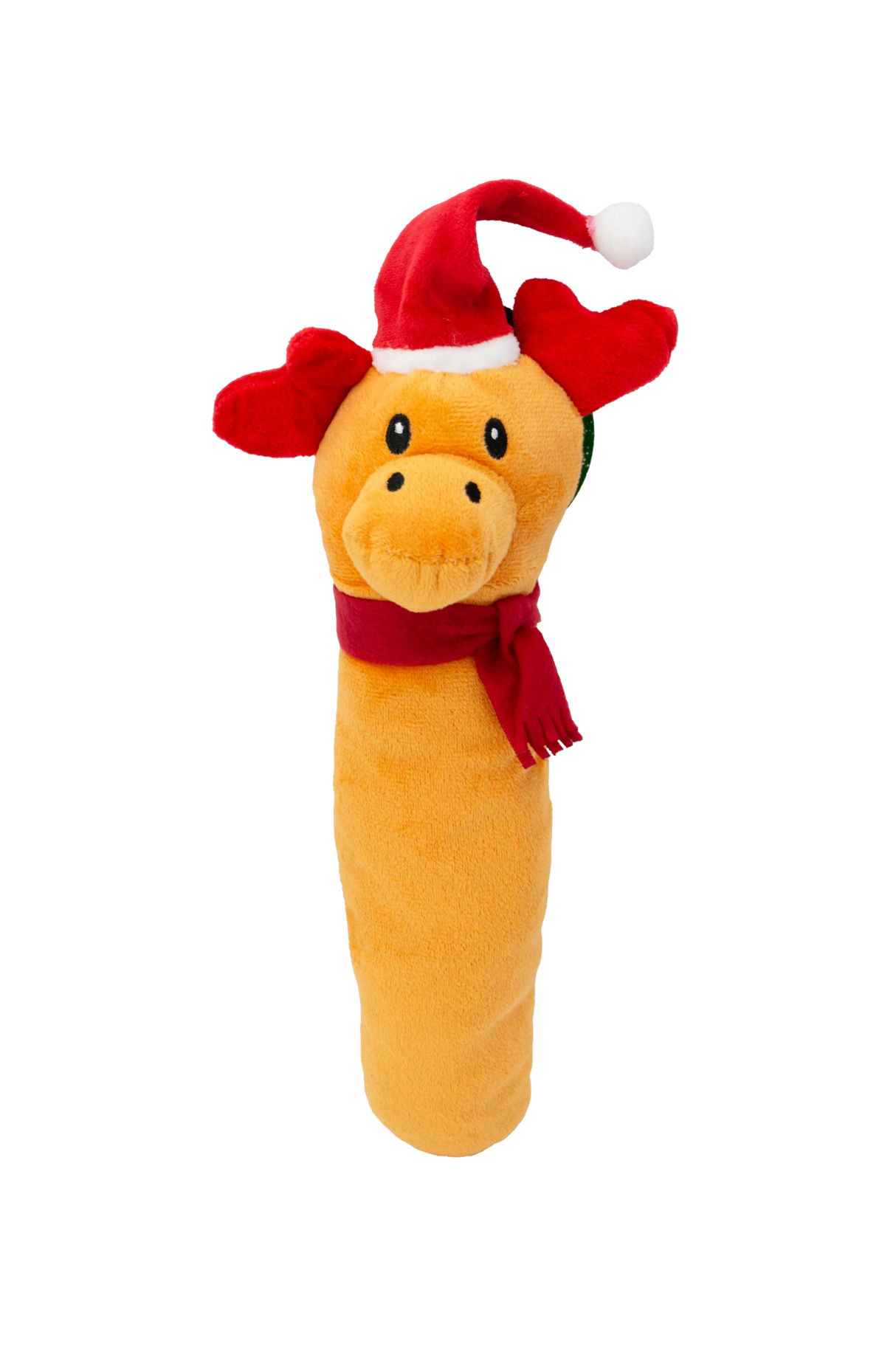 Party Pets Jule Rensdyr i Plys med Nissehue, 28 cm