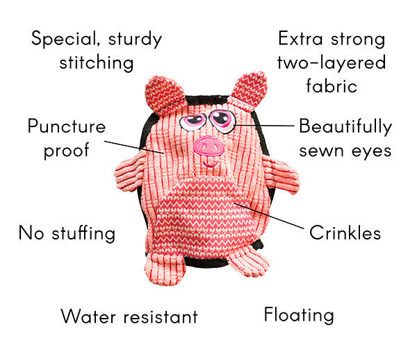 Party Pets Elite – Flade Plysdyr m. Rasle & Pivelyd