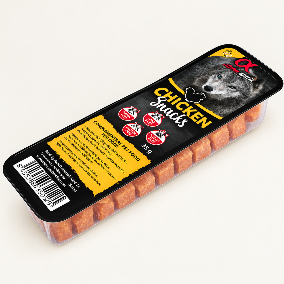AlphaSpirit - Snack m. Kylling 35g