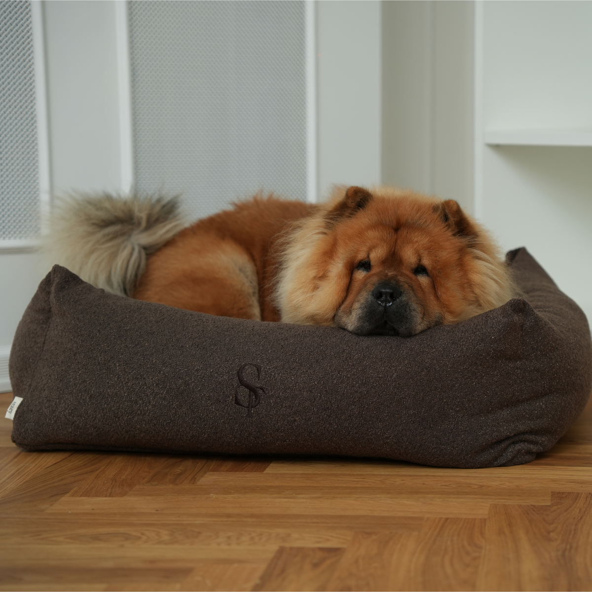 Staey - Vera Hundeseng, Chestnut Bouclé