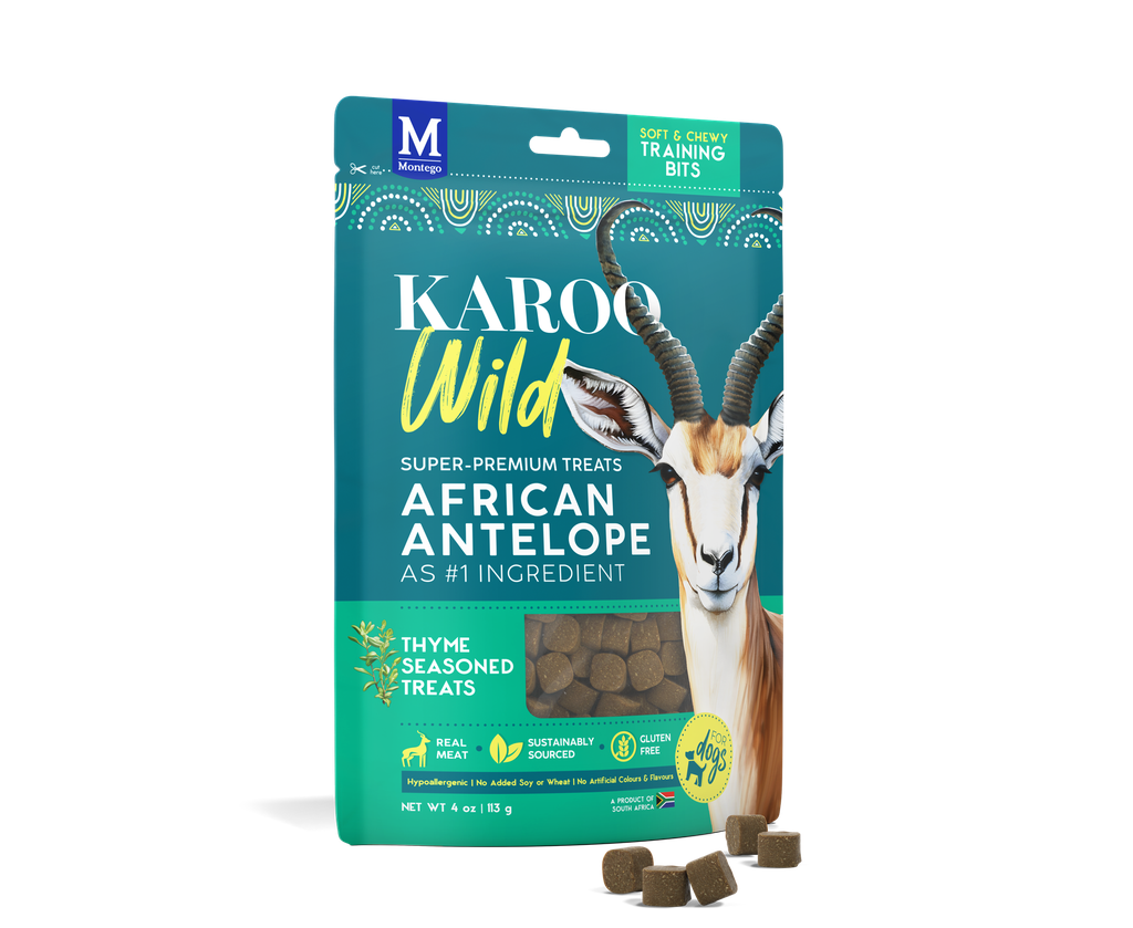 KAROO Wild - Træningsgodbidder m. Antilope & Timian, 113g