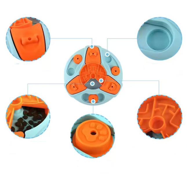 Aktivitetspuslespil - Blå/Orange