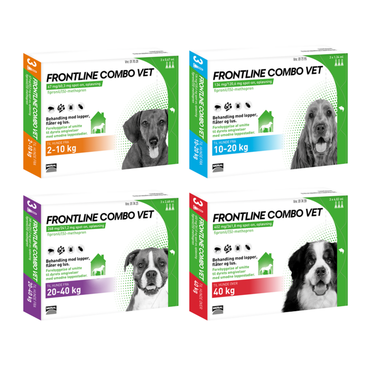 Frontline Combo Vet - Til hunde