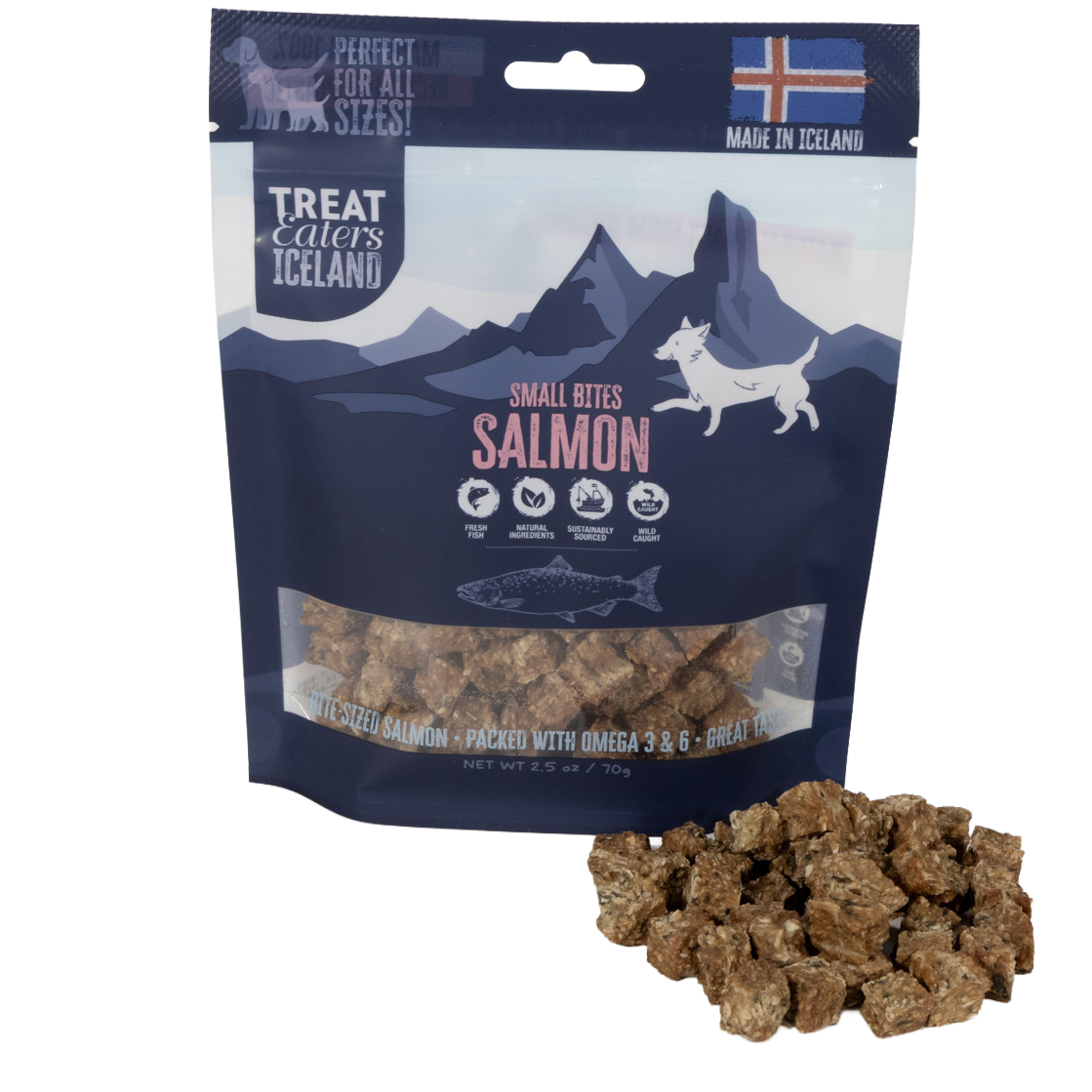 TreatEaters Islandsk Laks små godbidder 70g