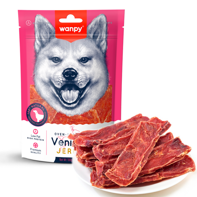 Wanpy - Jerky m. Vildt, 100g