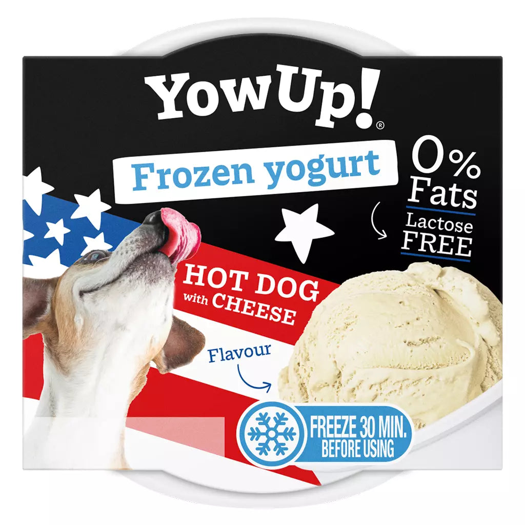 YowUp! Frozen Yoghurt, Hotdog & Ost 110g