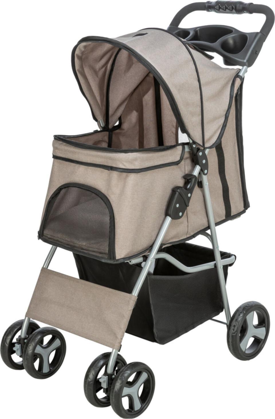 Buggy hundeklapvogn, Taupe