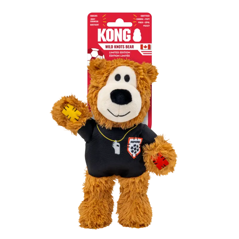 KONG Wild Knots Sport bamse som fodbolddommer, Medium