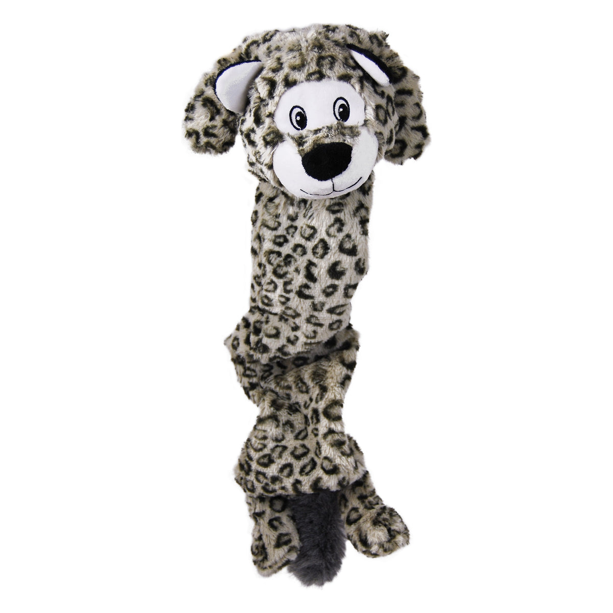 KONG Stretchezz sneleopard med pivelyd, XL