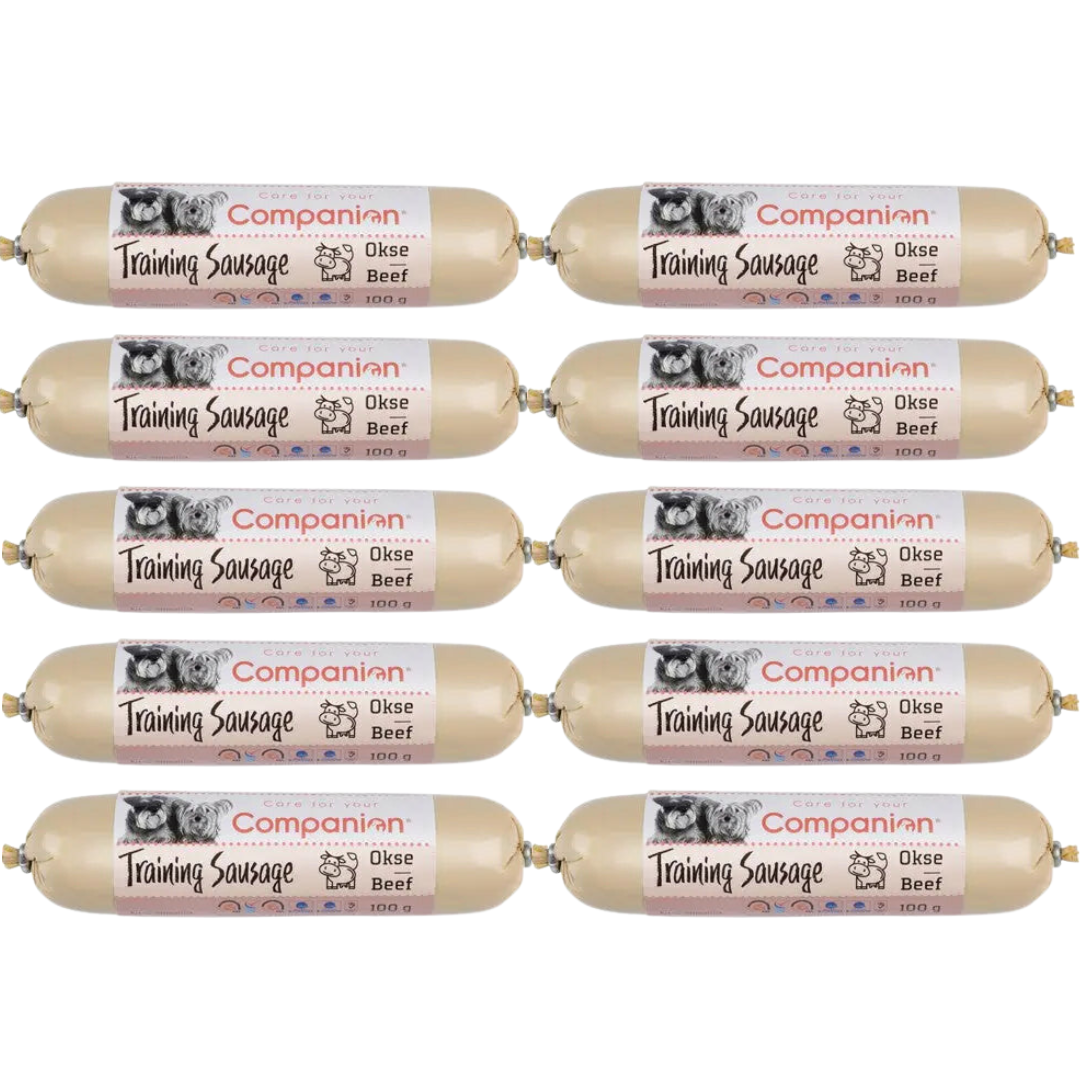 Companion - træningspølse, okse 10 stk.