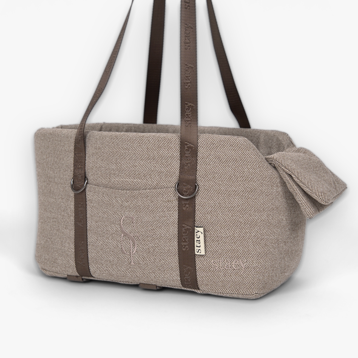 Maya 2-i-1 Bilsæde, Herringbone Mocca – Staey