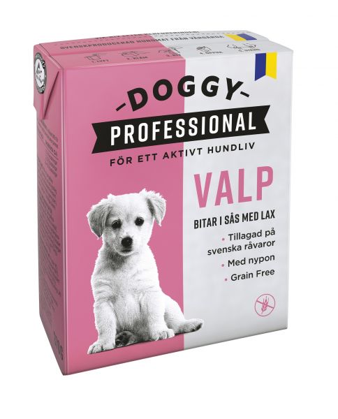 Doggy - Paté m. Laks - Hvalp, 370g