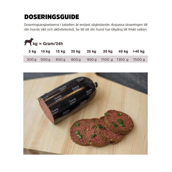 Dogman - Harmony Kornfri pølse med Kylling 800g Dogman