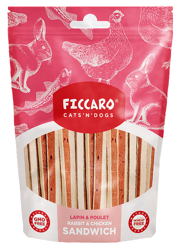Ficcaro - Kanin & Kylling aflang sandwich ficcaro