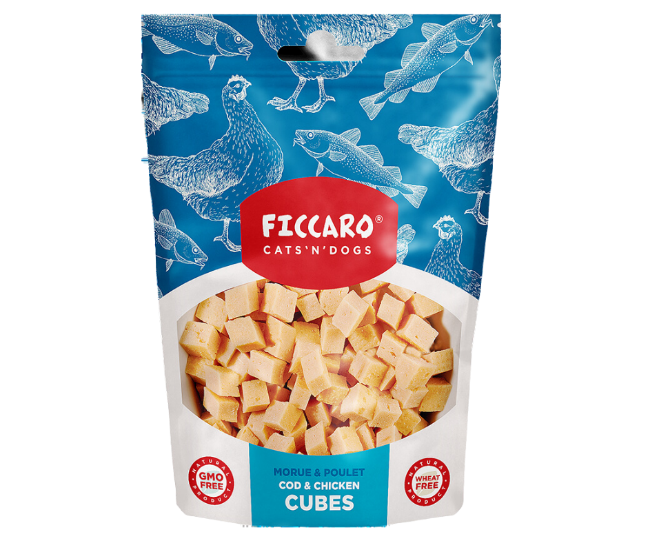 Ficcaro - Kylling & Torsk Cubes