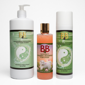 Shampoo, balsam & pelskur