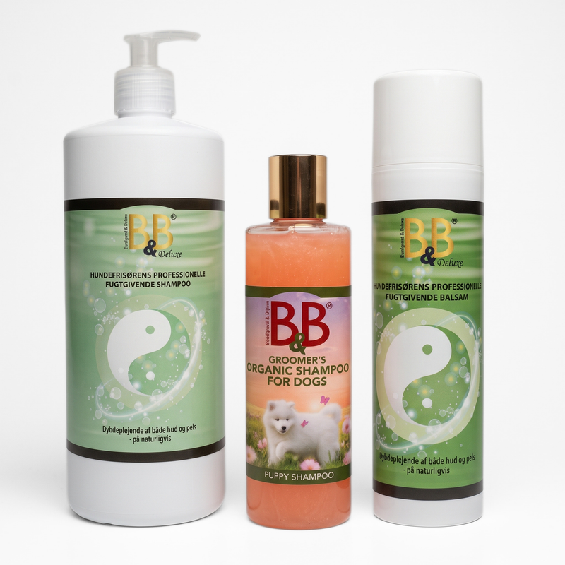 Shampoo, balsam & pelskur