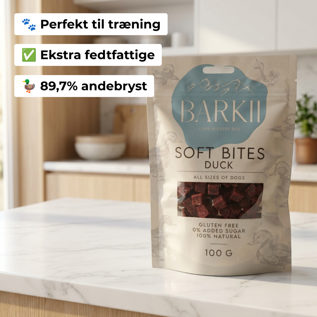 Barkii Bløde Godbidder m. And - Packshot #3