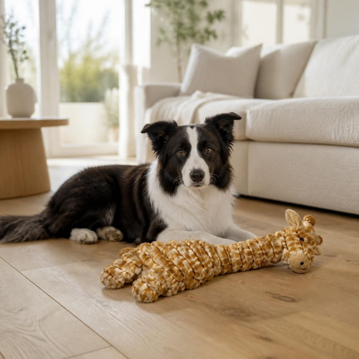 Party Pets Giraffen Geo 65 cm med hund