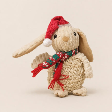 Party Pets Jule Kanin med nissehue, 20 cm