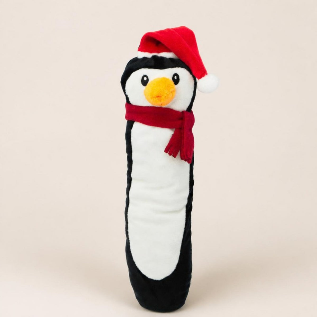 Party Pets Jule Pingvin med nissehue, 28 cm
