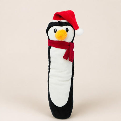 Party Pets Jule Pingvin med nissehue, 28 cm