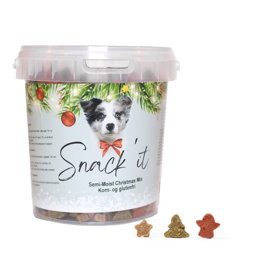 Snack'it - Semi-Moist Mini Bones Christmas Mix, 500g