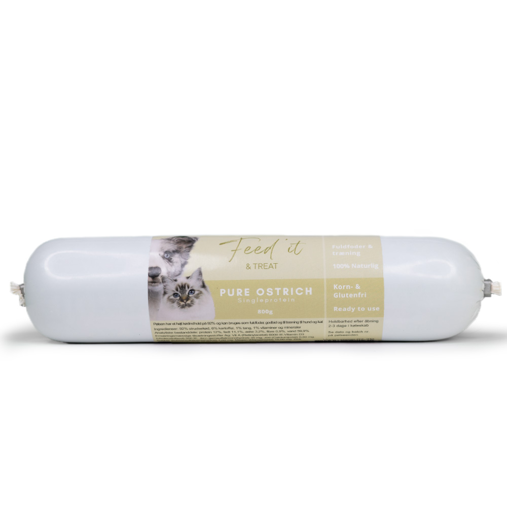 Feed'it & Treat - Pure Ostrich 800g
