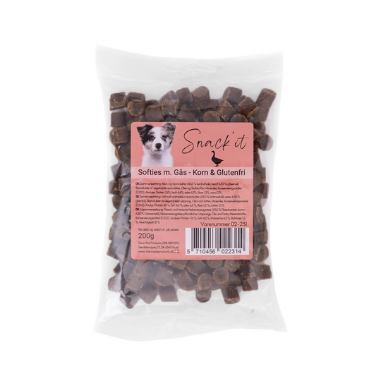 Snack'it - Kornfri Softies m. Gås, 200g