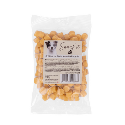 Snack'it - Kornfri Softies m. Ost, 200g