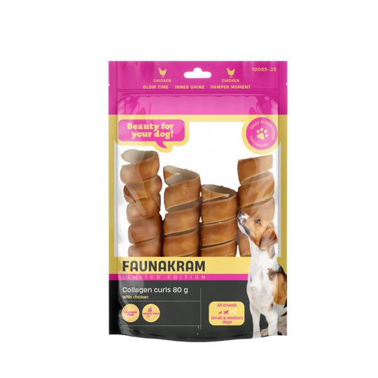 Faunakram - Kollagen Curls m. Kylling, Limited Edition