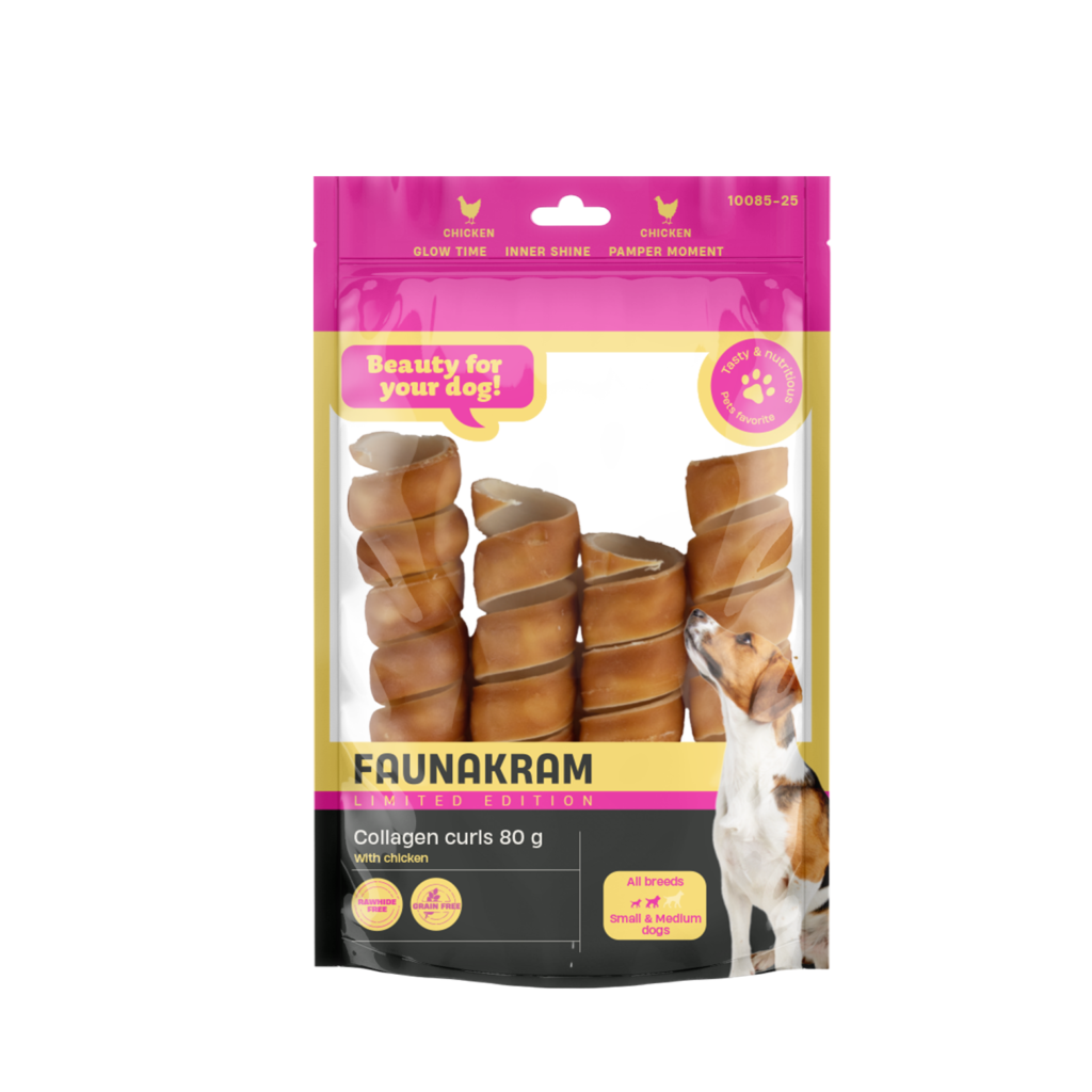 Faunakram - Kollagen Curls m. Kylling, Limited Edition