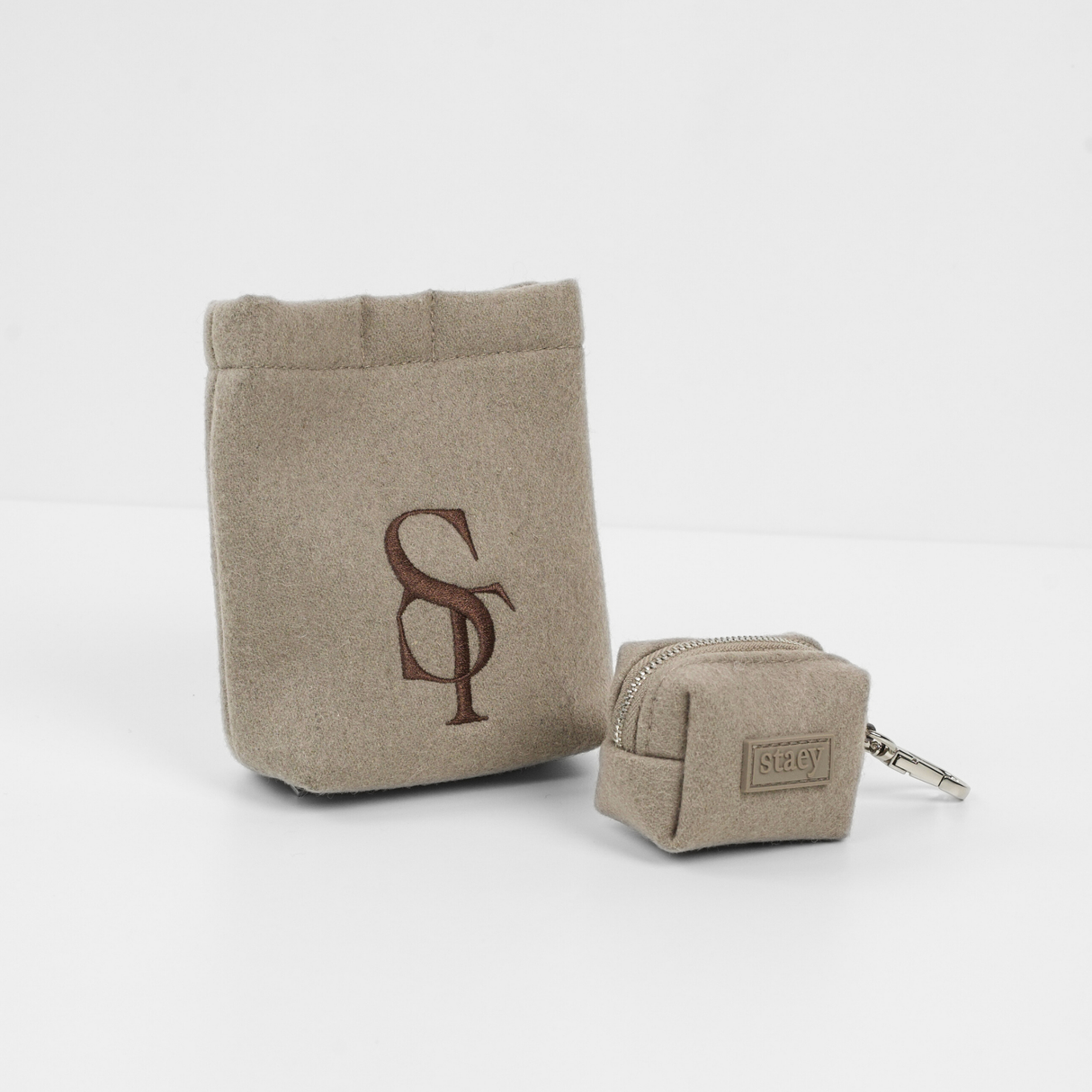 Staey - Elma Godbidstaske m. Hundeposeholder, Sand