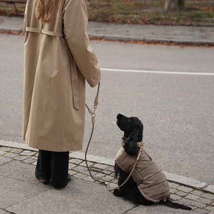 Staey - Nora Hundefrakke, Taupe