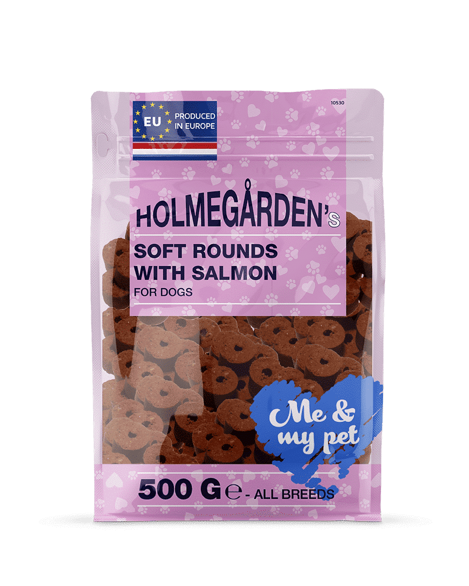 Holmegården - Runde godbidder m. Laks, 500g.