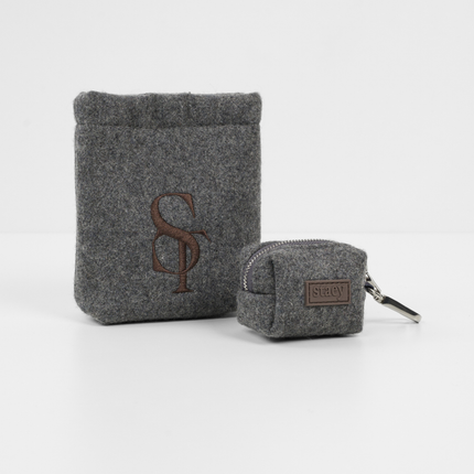 Staey - Elma Godbidstaske m. Hundeposeholder, Stone
