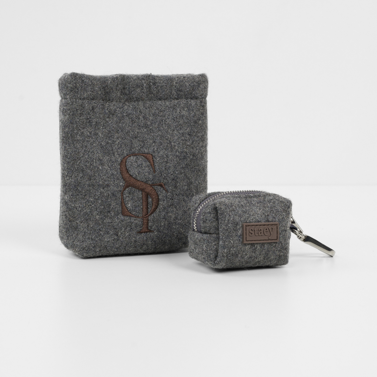Staey - Elma Godbidstaske m. Hundeposeholder, Stone